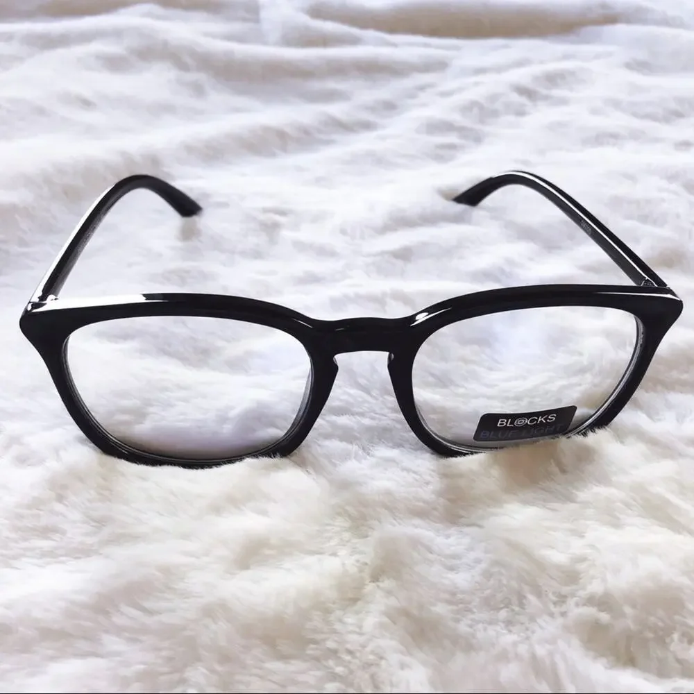 Sienna Black Computer Blue Light Glasses